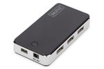 DIGITUS USB-Hub    7-Port 2.0->7xA2.0 m.Netzteil     schwarz