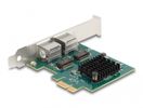 DELOCK PCI Express x1 Karte zu 2 x RJ45 Gigabit LAN BCM