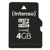 SD MicroSD Card  4GB Intenso inkl. SD Adapter