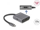 DELOCK USB Type-C Splitter (DP Alt Mode) zu 1 x HDMI USB T-C