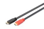 DIGITUS HDMI-Kabel 1.3b Typ A -> Typ A St/St 15,00m schwarz Polybeutel