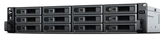 Synology RackStation RS2423RP+ data-opslag-server NAS Rack (2U) Ryzen Embedded V1780B 8 GB DDR4 0 TB DiskStation Manager Zwart, Grijs