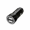 MediaRange Kfz-Ladegerät 3100mA  2x USB-A  schwarz/silber