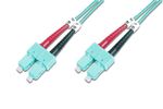 DIGITUS LWL Patchkabel SC -> SC 1.00m  Multimode Duplex OM3