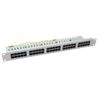 EFB Patchpanel 50xRJ45 8/4 1HE ISDN, grau, Cat. 3