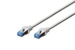 DIGITUS Patchkabel Cat5e SF/UTP Ste. RJ45  2,00m grau Polybeutel