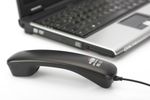 DIGITUS Telefonhörer USB-A, für Skype, Kabel 1.8-1.9m