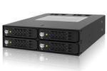 Backplane IcyDock 4x6,3cm SATAI-III/SAS in 1x5,25" HDD/SSD