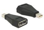 DELOCK Displayport Adapter mini DP -> DP St/Bu schwar