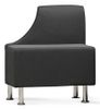 ROCADA Soft rechtes Modul Sofa 73,8x66x77 cm, schwarz