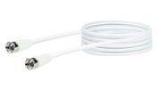 Schwaiger Sat Empfängerkabel 75 dB 1,5m Weiß