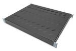 DIGITUS Fachboden 1HE 44x482x350-500mm bis 50kg schwarz vari