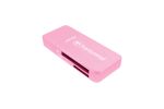 Card Reader Transcend F5 USB3.0 SD/microSD Card Reader pink