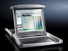 Rittal Monitor Tastatur-Einheit 1HE RAL7035 deutsch