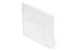 DIGITUS Keystone Frontplatte für Keystone Module 80x80 weiß