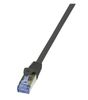 Logilink Patchkabel mit Cat7-Rohk. Primel. S/FTP schw 1,50m