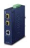 PLANET IP30 10/100/1000T to 2-Port 100/1000X SFP Gbit Conv.