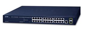 PLANET 24-Port Layer 2 Managed Gigabit Ethernet Switch +