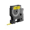 DYMO D1  Schriftband         6mmx7.0m schwarz->gelb