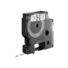 DYMO D1  Schriftband 43613   6mmx7.0m schwarz->weiß