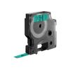 DYMO D1  Schriftband         9mmx7.0m schwarz->grün