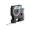 DYMO D1  Schriftband 40910   9mmx7.0m schwarz->transp.