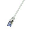 Logilink Patchkabel mit Cat7-Rohk. Primel. S/FTP grau 0,50m