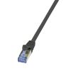 Logilink Patchkabel mit Cat7-Rohk. Primel. S/FTP schw 0,50m