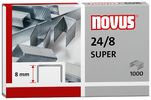NOVUS Heftklammern 24/8 SUPER 1.000 Stück Schenkellänge 8mm