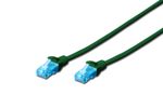DIGITUS Patchkabel RJ45 U/UTP Cat5e  0.50m  grün Polybeutel