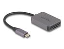 DELOCK USB Type-C Card Reader im Aluminium Gehuse für SD oä.