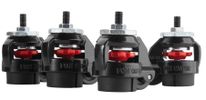 OPLITE Feststellbare Lenkrollen voor R8 Cockpit black retail