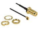DELOCK HF Kabel I-PEX -> SMA St/Bu 0.10m zum Einbau