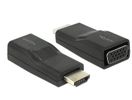DELOCK HDMI Adapter A -> D-Sub15 St/Bu screwless