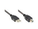 Good Connections USB Kabel A -> B St/St  1.80m schwarz