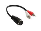 Good Connections Audio Adapter 2xCinch St.-5-pol DIN Bu.