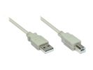 Good Connections USB2.0 Kabel A-B grau 1m