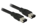 DELOCK FireWire-Kabel FW400 6Pin -> FW400 6Pin St/St 0.50m