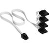 CORSAIR Cable PATA Power, 750mm, Individ. Sleeved, White
