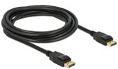 DELOCK Displayport Kabel DP -> DP St/St 3.00m schwarz 4K