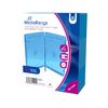 MediaRange BD-Leerhülle für 3 Discs 14mm blau