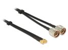DELOCK HF Kabel 2x SMA -> 2x N St/St 5.00m