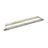 Logilink Keystone Panel 0.5U, 24 Ports, Geschirmt, Grau