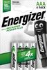 Energizer Akku Recharge -AAA HR03 Micro   700mAh        4St.