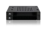 Backplane IcyDock 2x6,3cm SATAI-III/SSD/SAS MB522SP-B