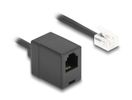 Delock Telefonkabel/Spiralkabel RJ11 St. zu RJ11 Bu. 10m