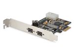 DIGITUS PCI Expr Card 3x Firewire IEEE 1394b