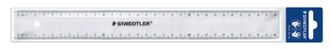 STAEDTLER Lineal 30cm Kunstst. transp.
