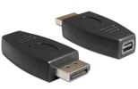 DELOCK Displayport Adapter DP -> mini DP St/Bu schwarz