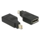 DELOCK Displayport Adapter mini DP -> DP St/Bu 4K 90° sw